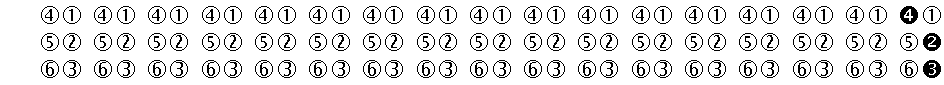Punkte 2, 3 und 4 ganz rechts geschrieben